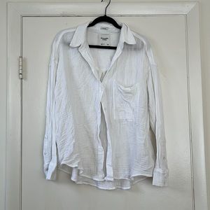 Abercrombie Gauzy Button down